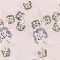 Mobile Preview: Musselin - Blumen - rosa gelb - Jardin Japonais - Rico Design